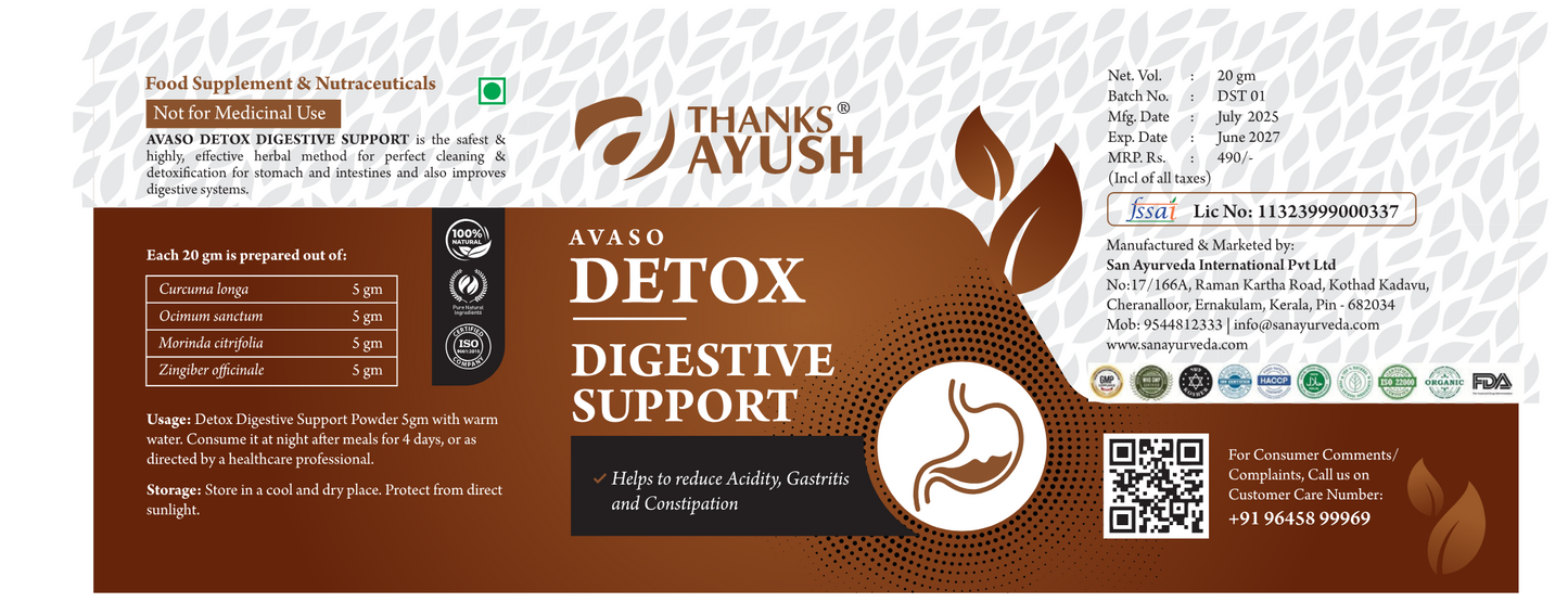 ThanksAyush Combo: Detox + Piles Care